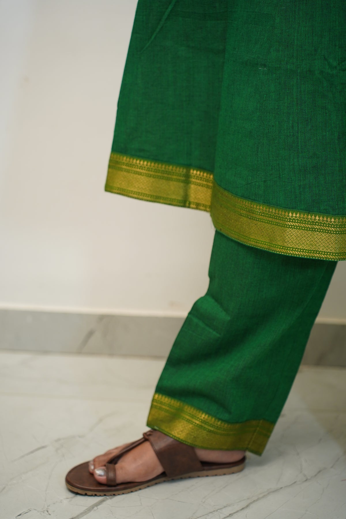 Emerald Green Border Co-Ord Set