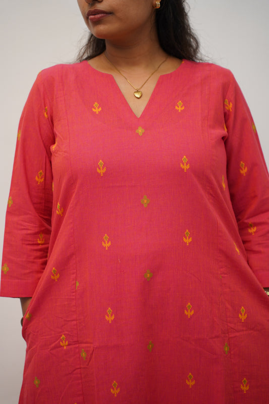 Raspberry Motif Co-Ord Set