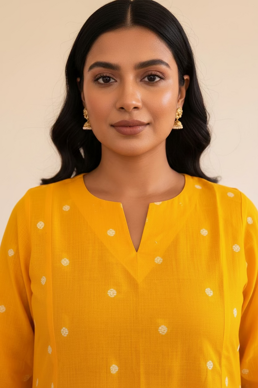 Sunshine Polka Kurta Set