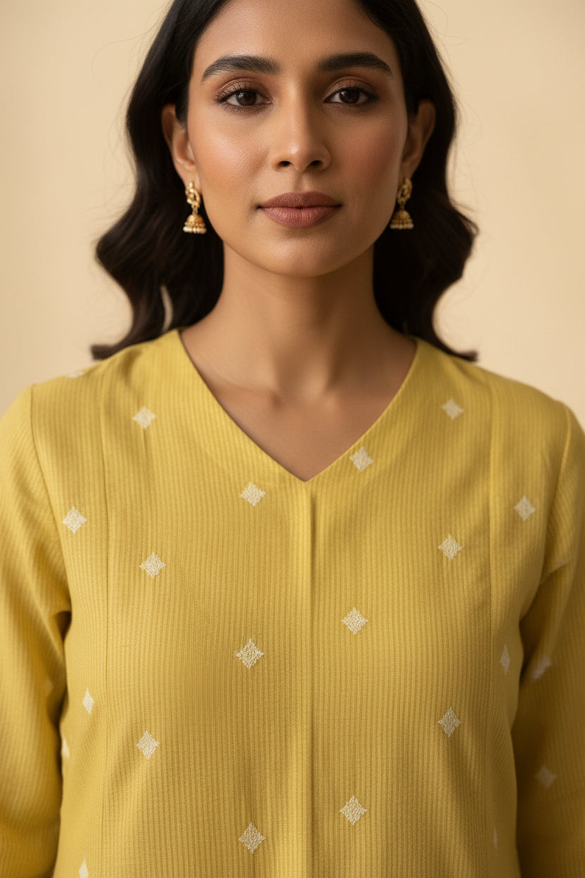 Yellow Diamond Co-Ord Set
