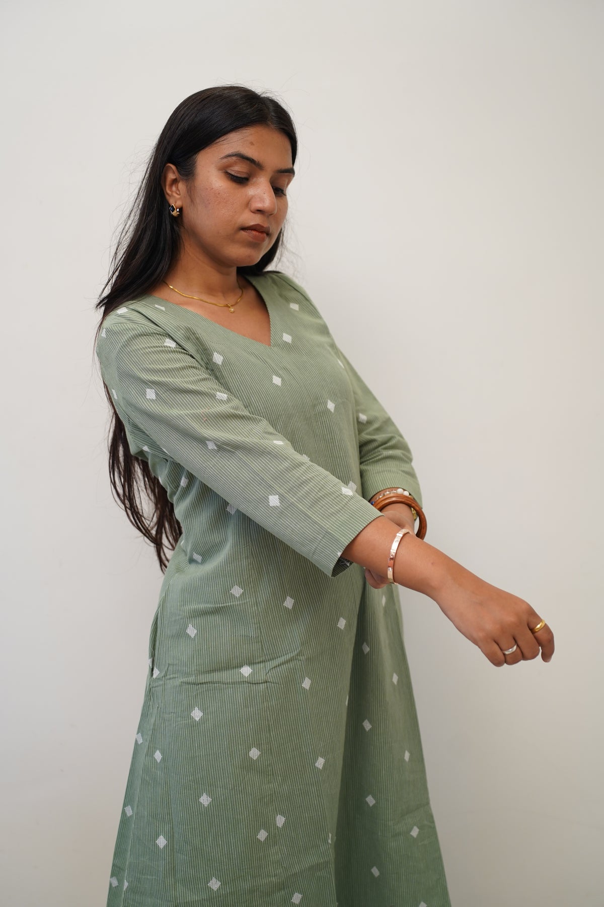 Sage Green Diamond Co-Ord Set