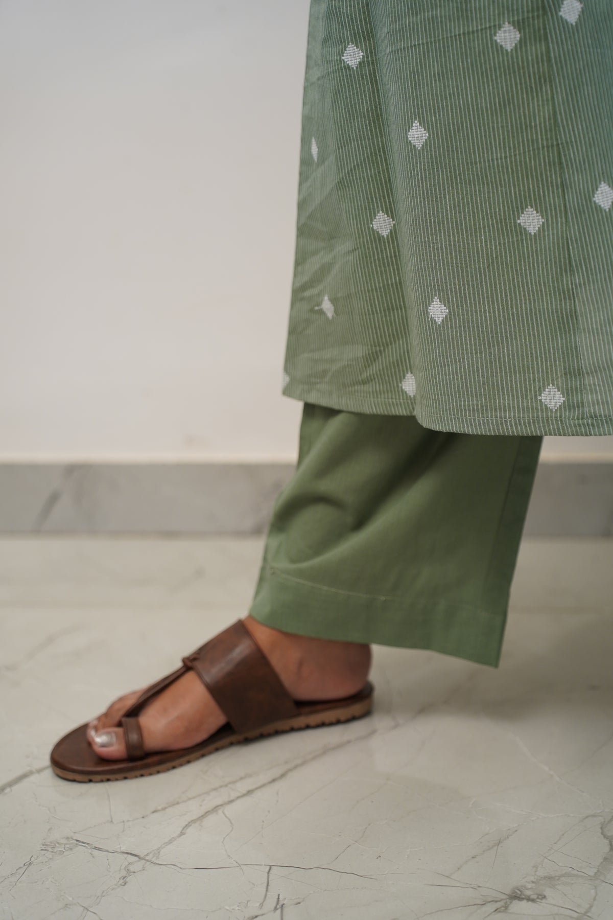 Sage Green Diamond Co-Ord Set