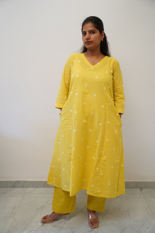 Yellow Diamond Co-Ord Set