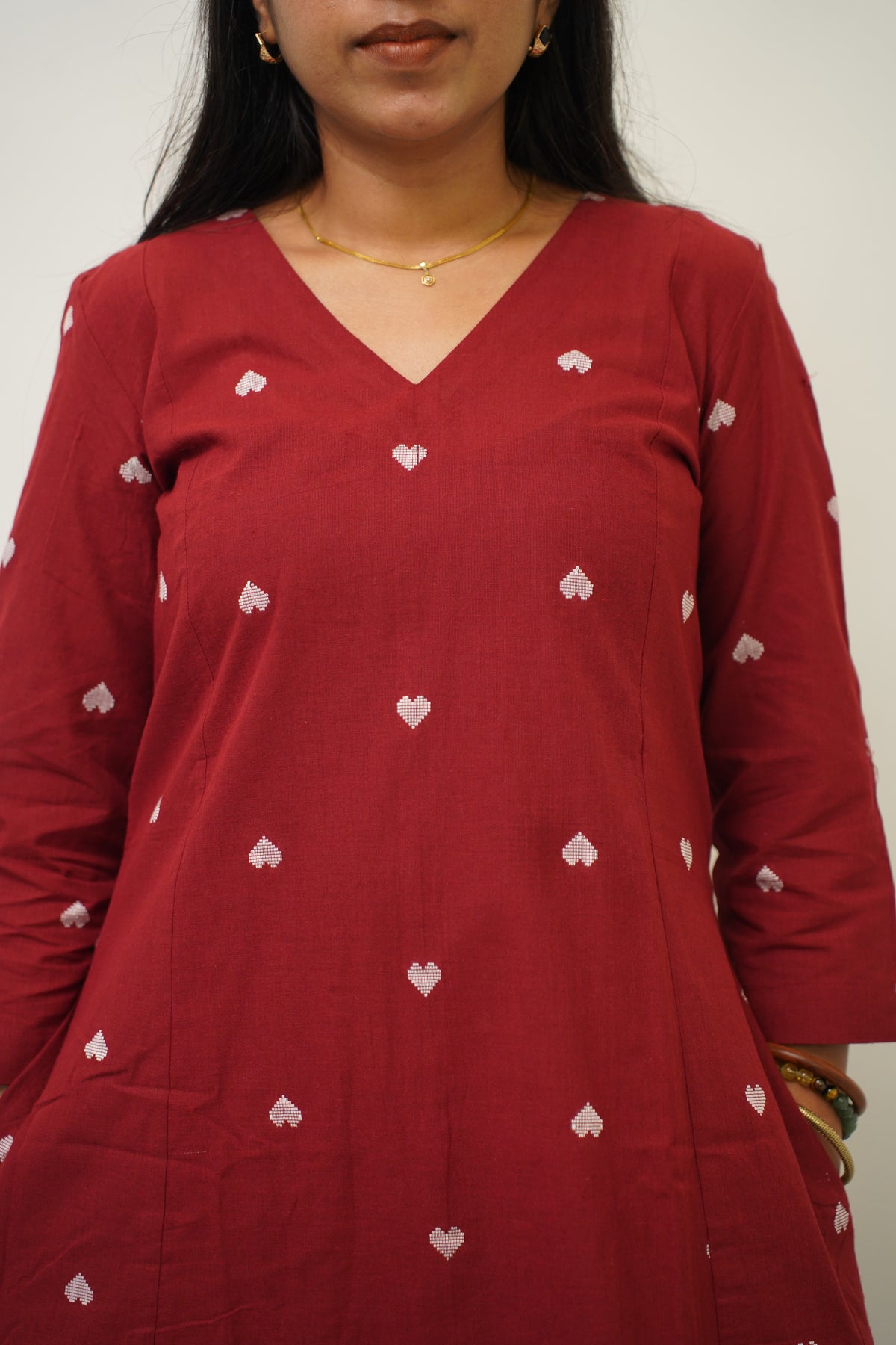 Maroon Bloom Co-Ord Set