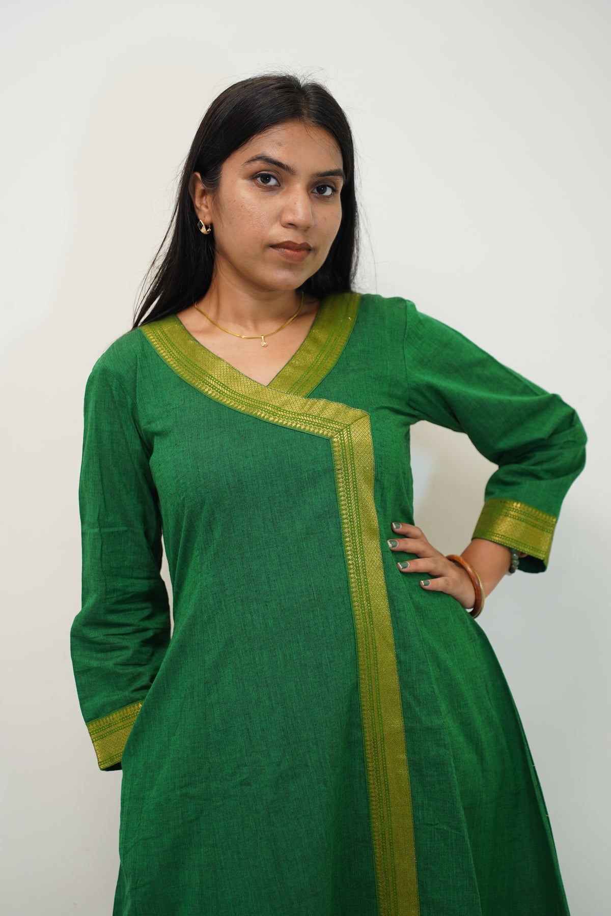 Emerald Green Border Co-Ord Set
