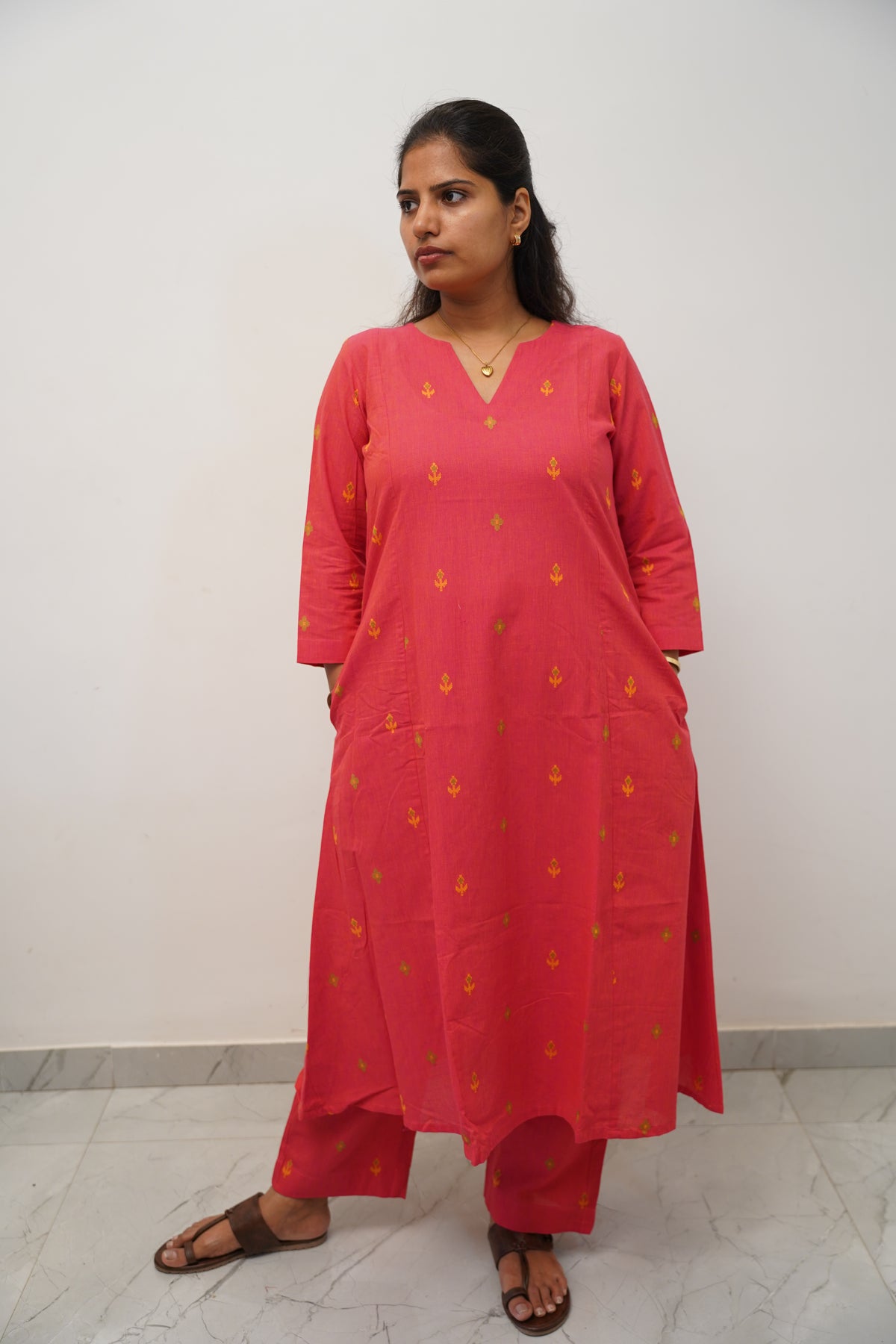 Raspberry Motif Co-Ord Set