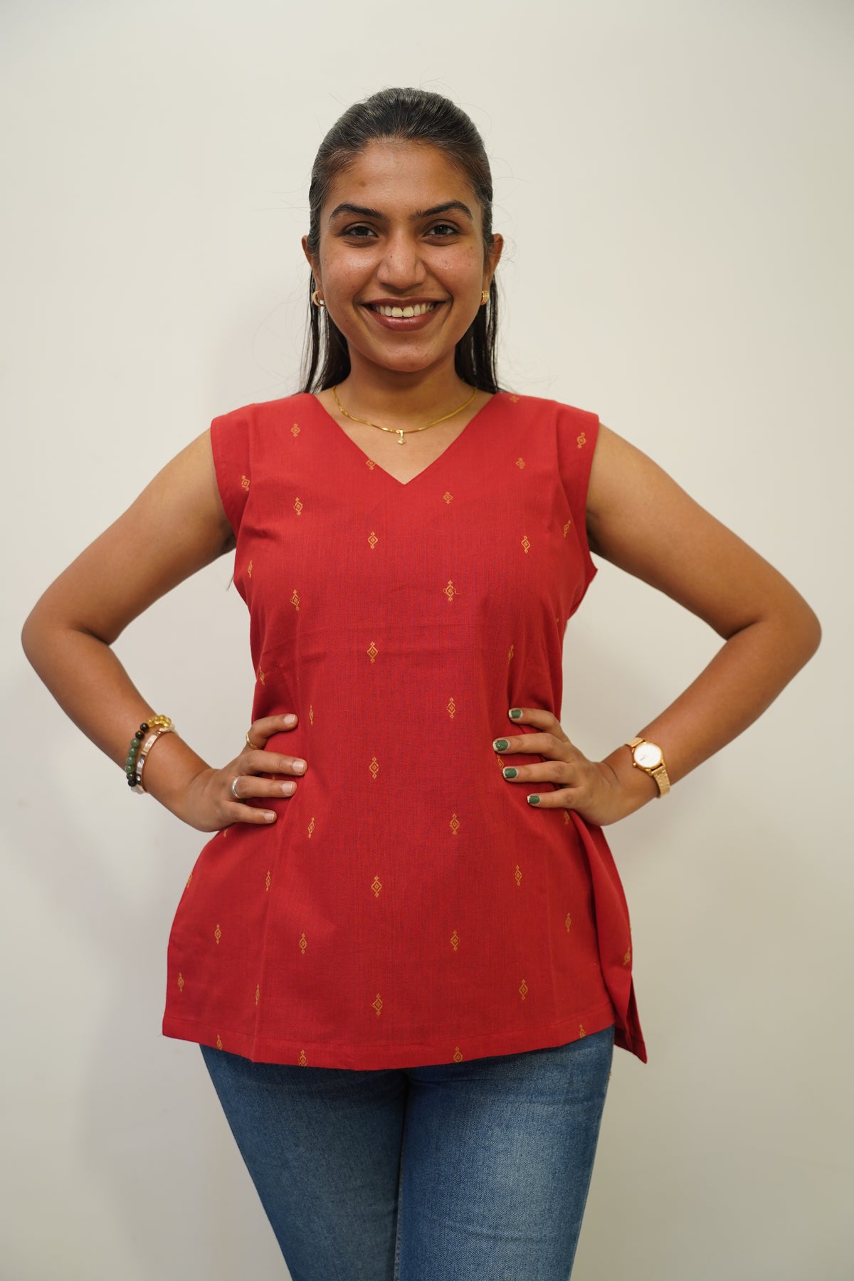 Ruby Buti Short Kurti