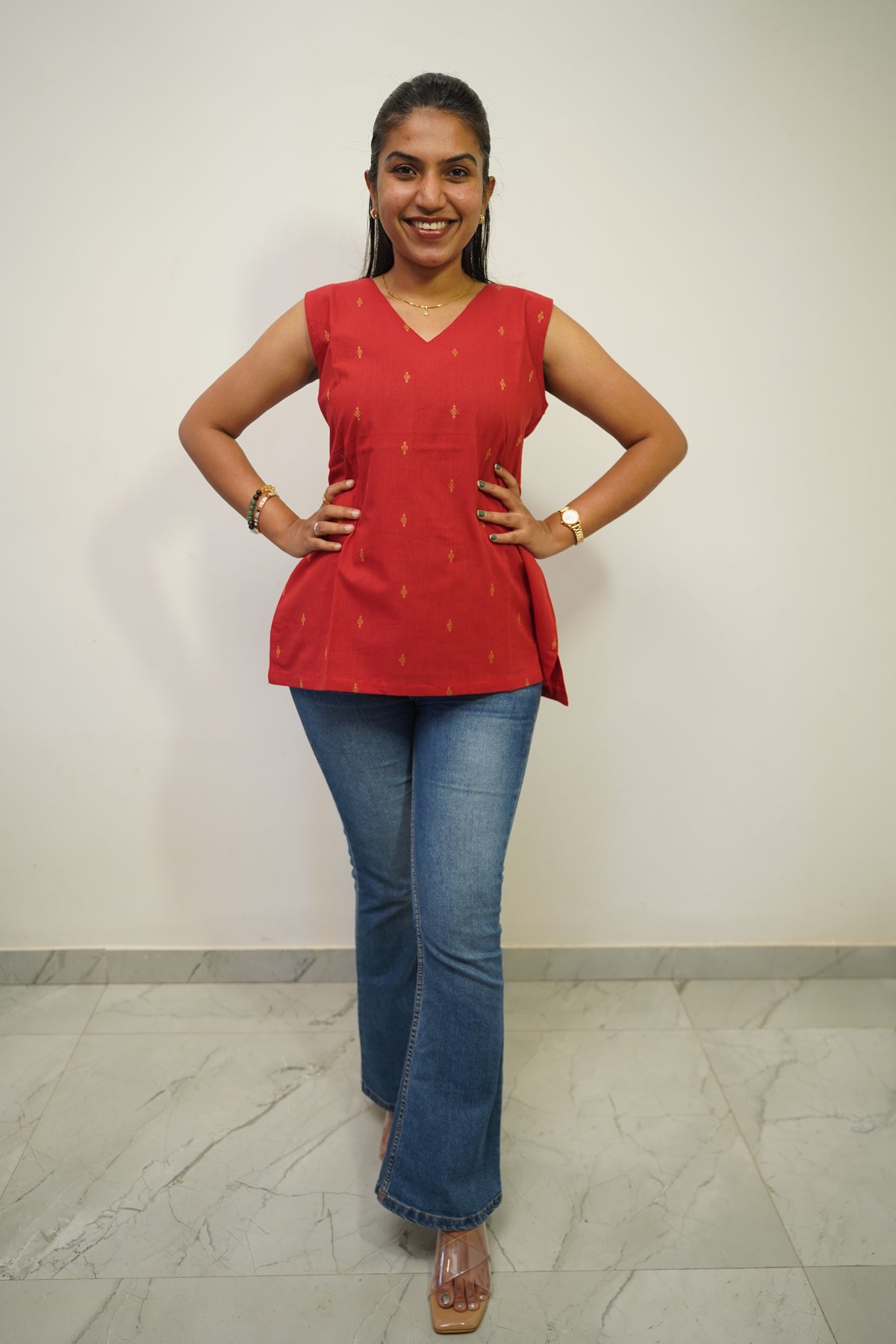 Ruby Buti Short Kurti