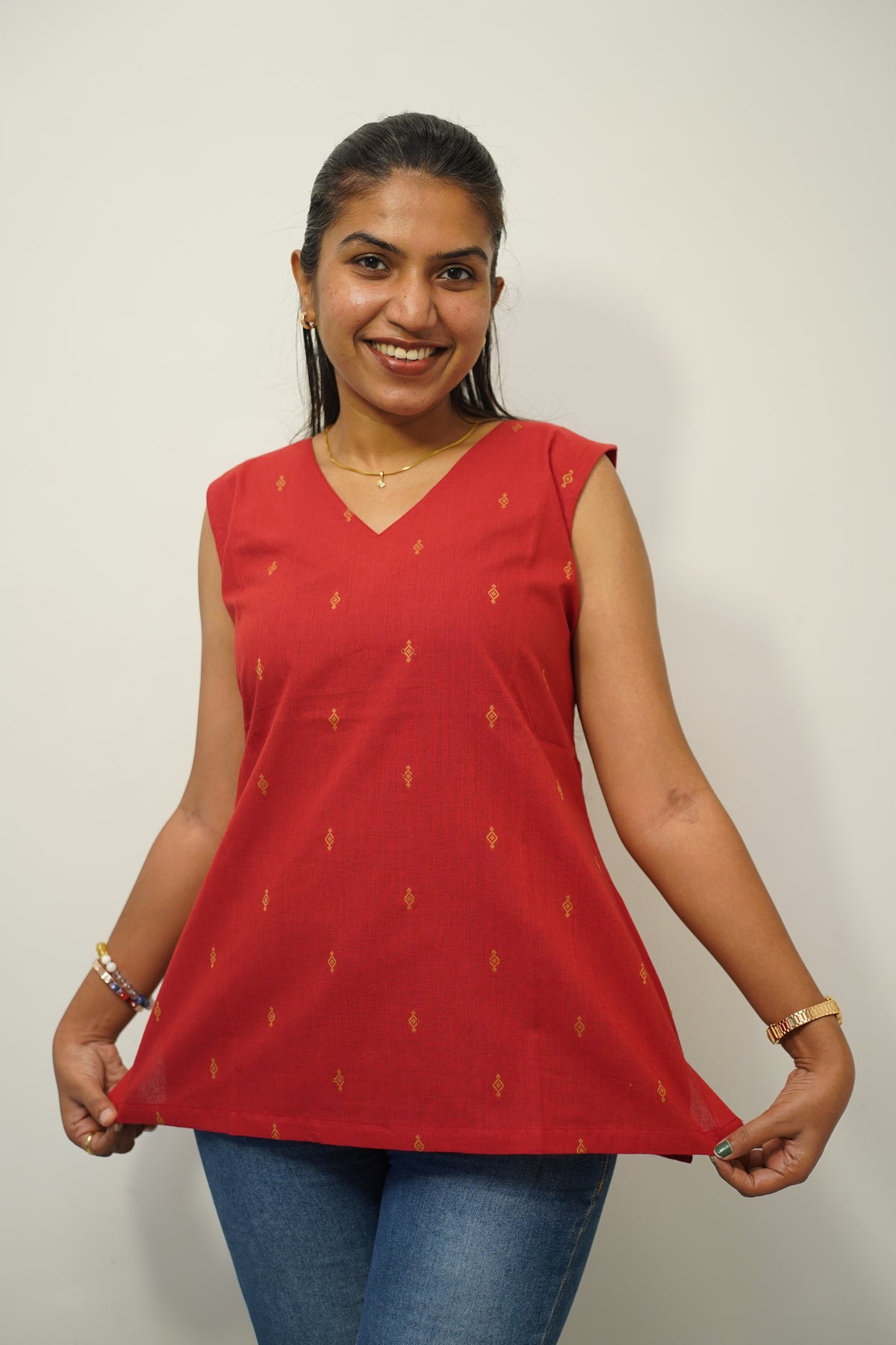 Ruby Buti Short Kurti