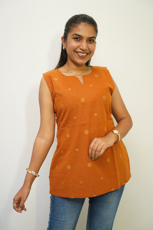 Amber Polka Short Kurti