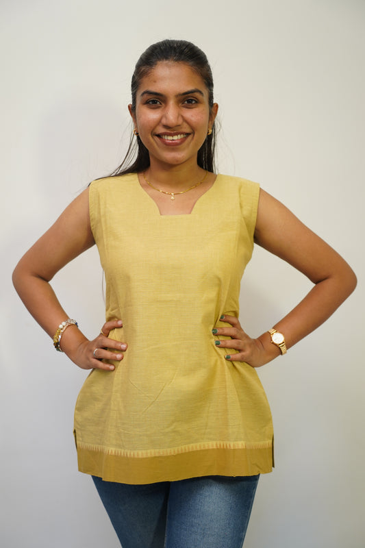 Temple Border Short Kurti