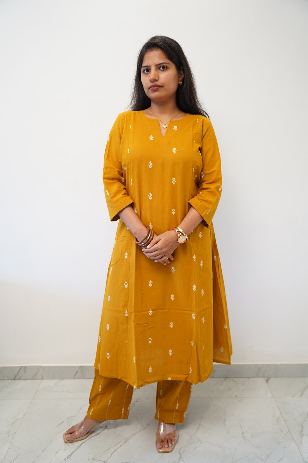 Ochre Buti Co-Ord Set