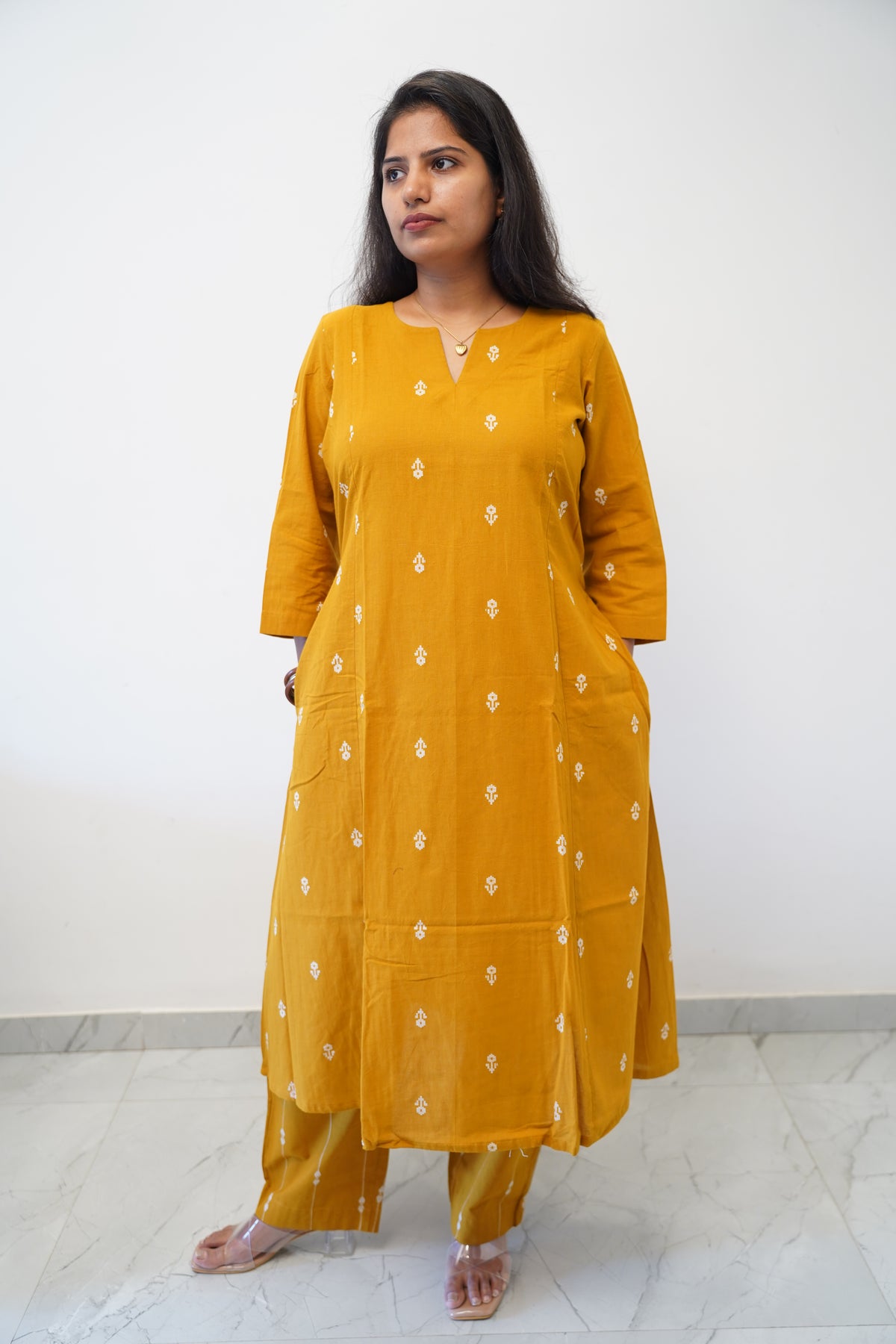 Ochre Buti Co-Ord Set