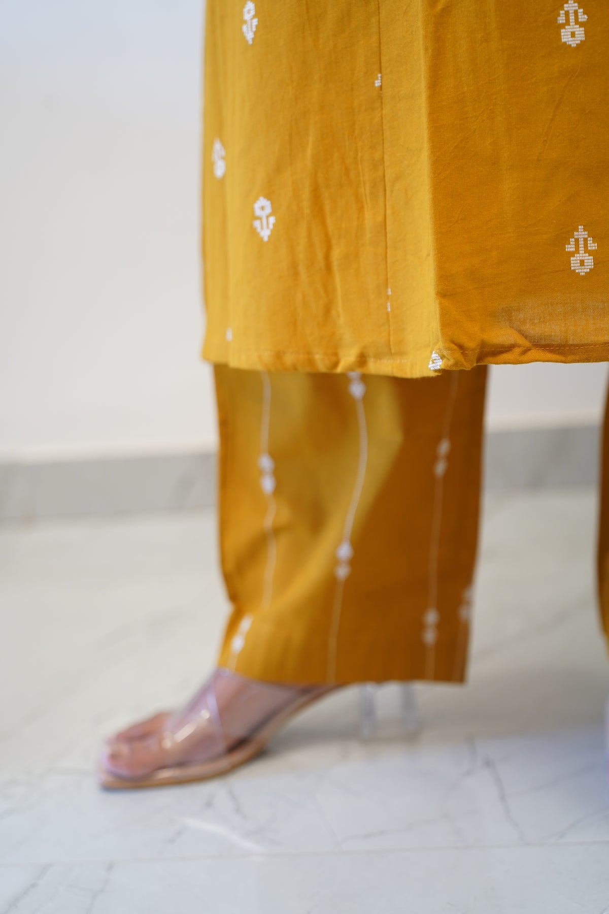 Ochre Buti Co-Ord Set