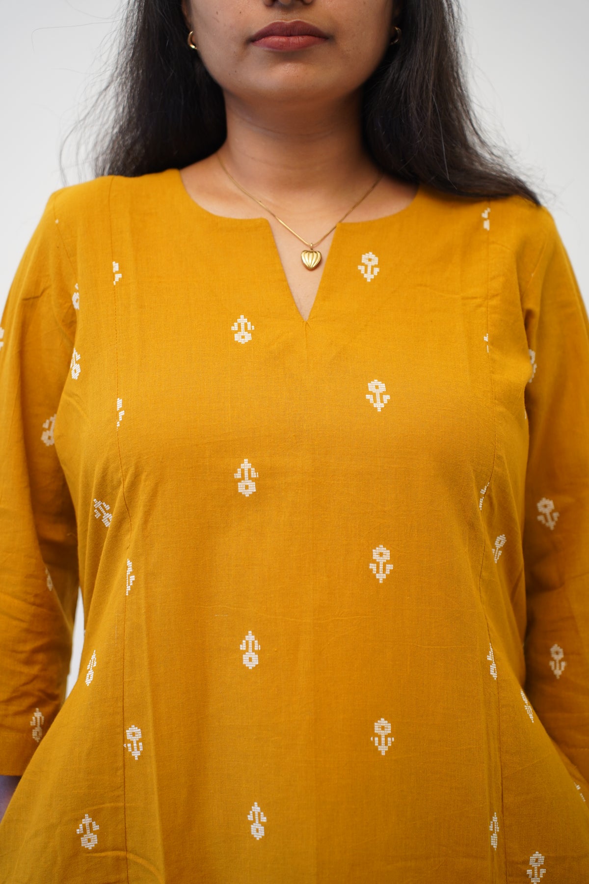Ochre Buti Co-Ord Set