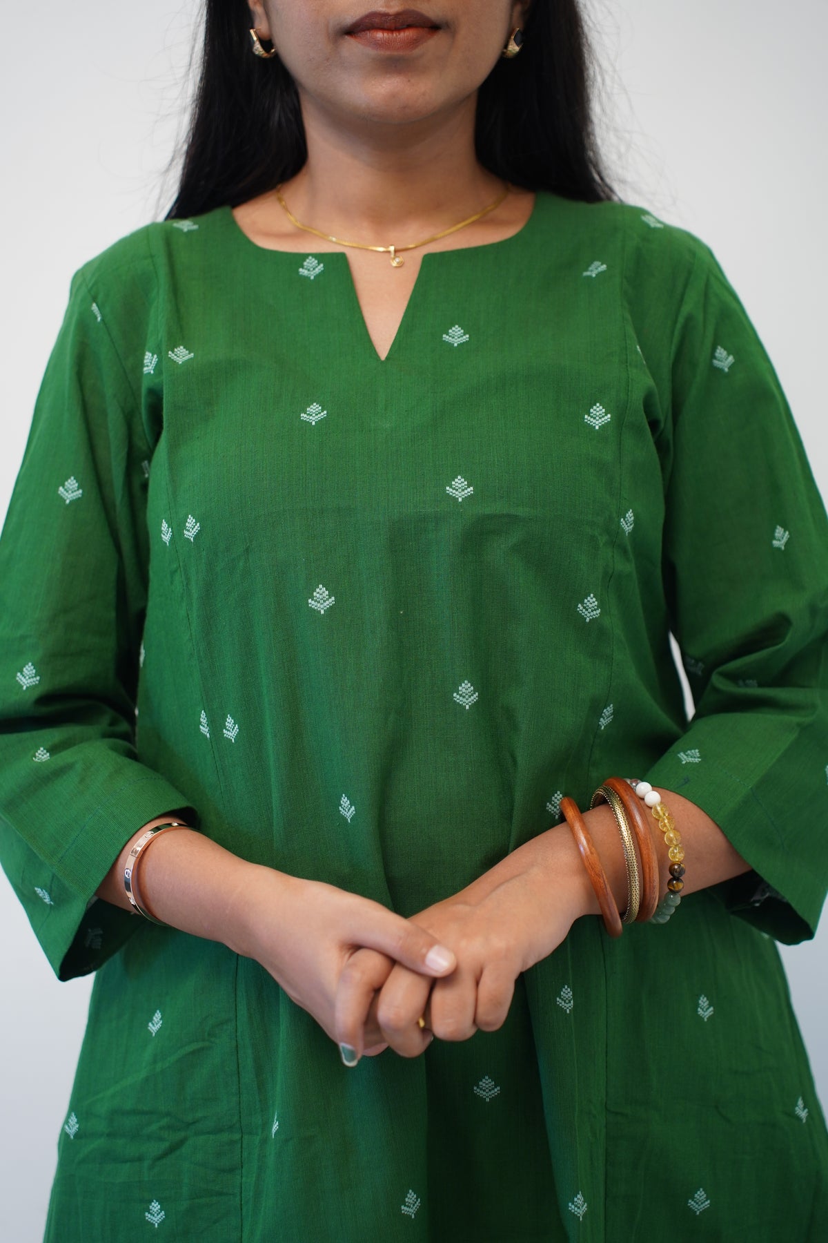Emerald Fern Kurta Set