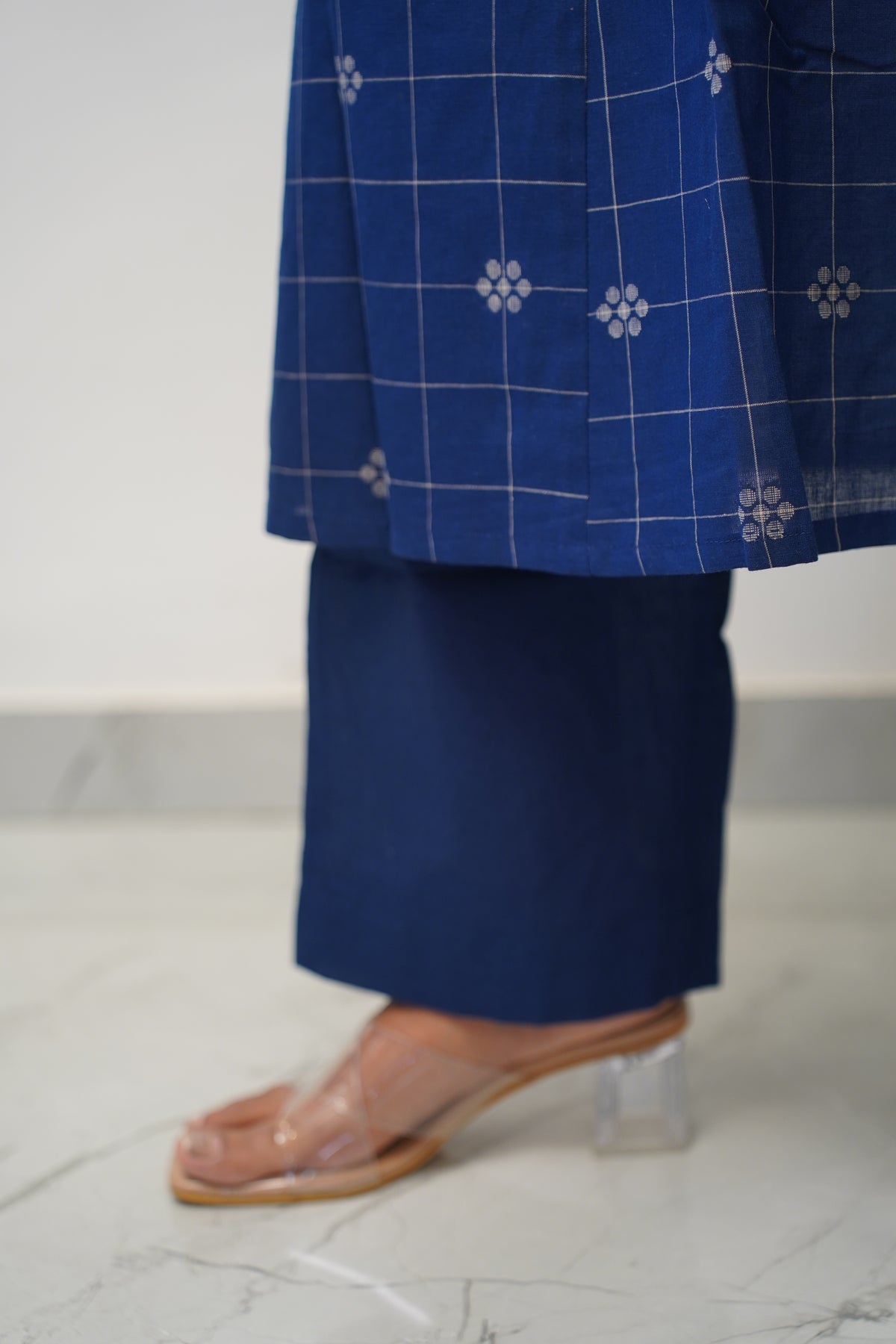 Indigo Check Co-ord Set