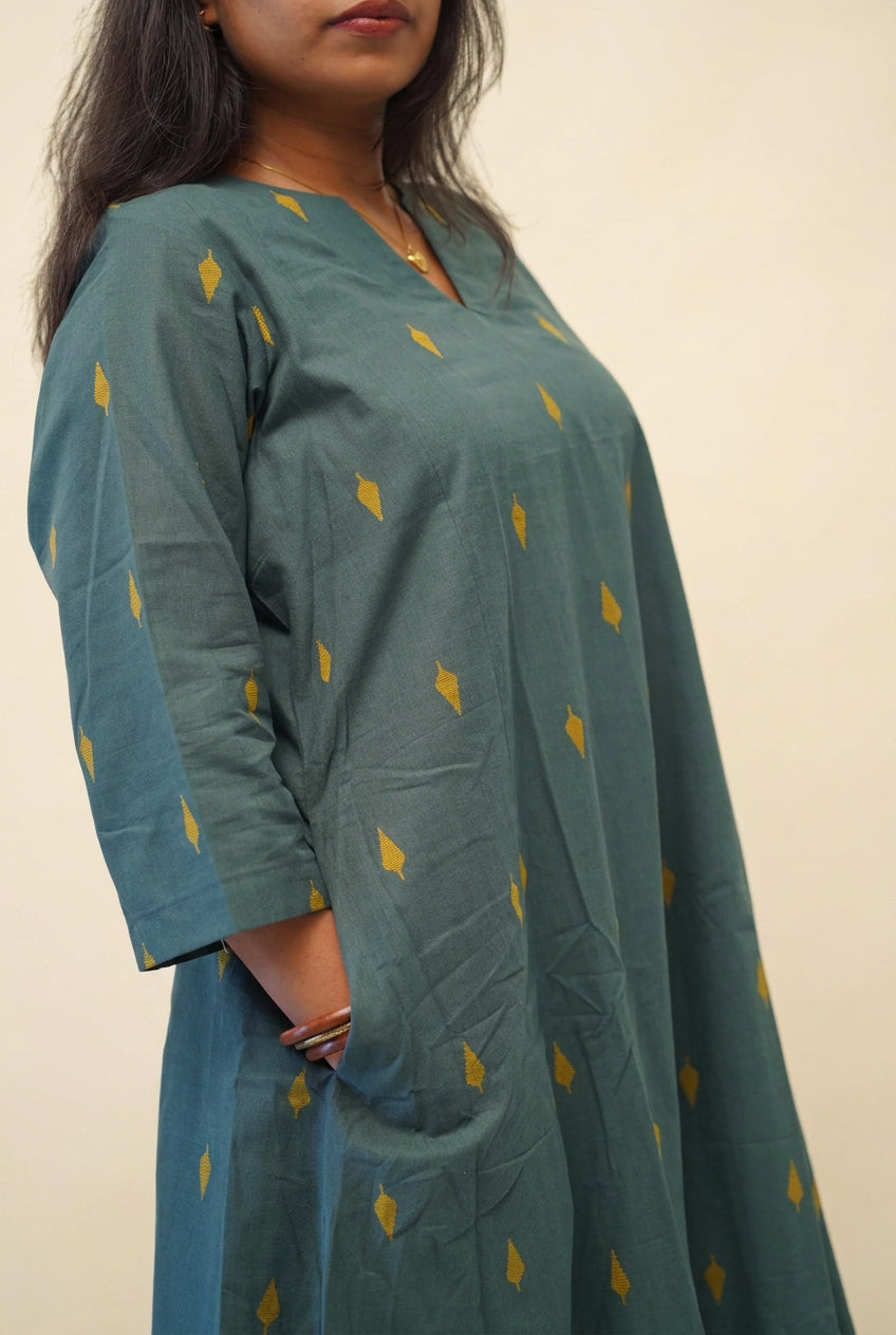 Teal Motif Co-Ord Set