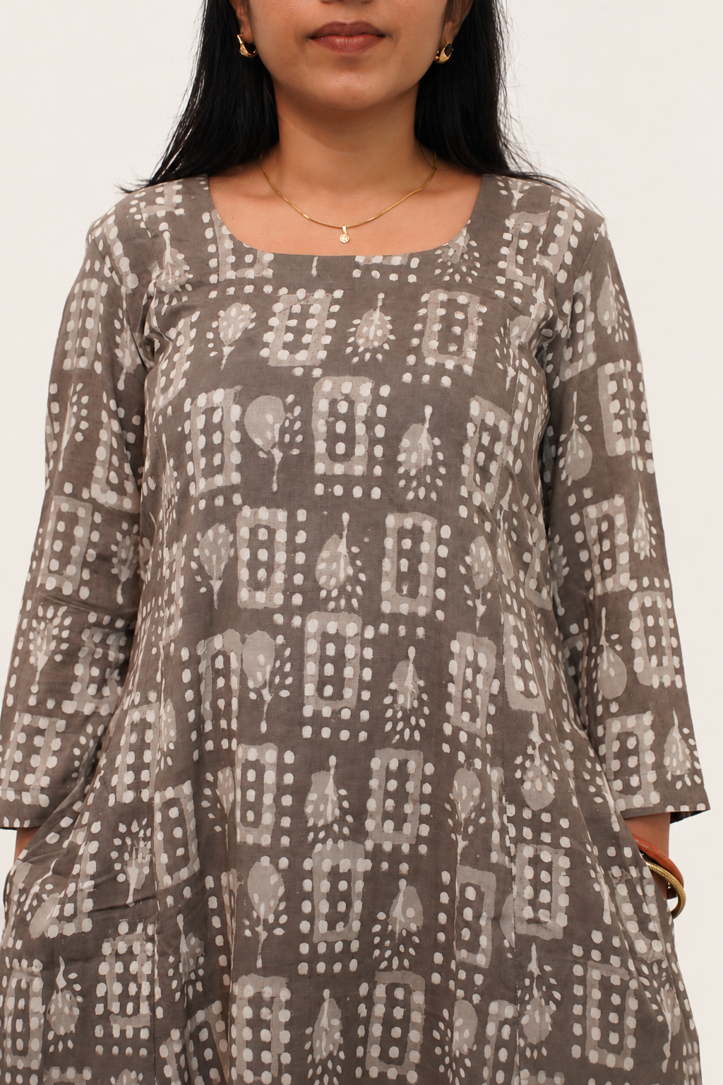 Taupe Jharokha Co-Ord Set