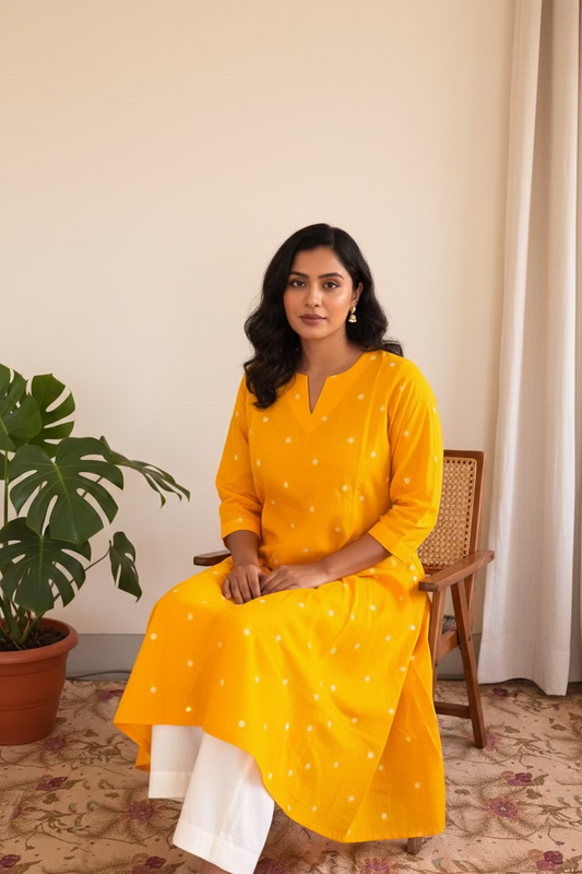 Sunshine Polka Kurta