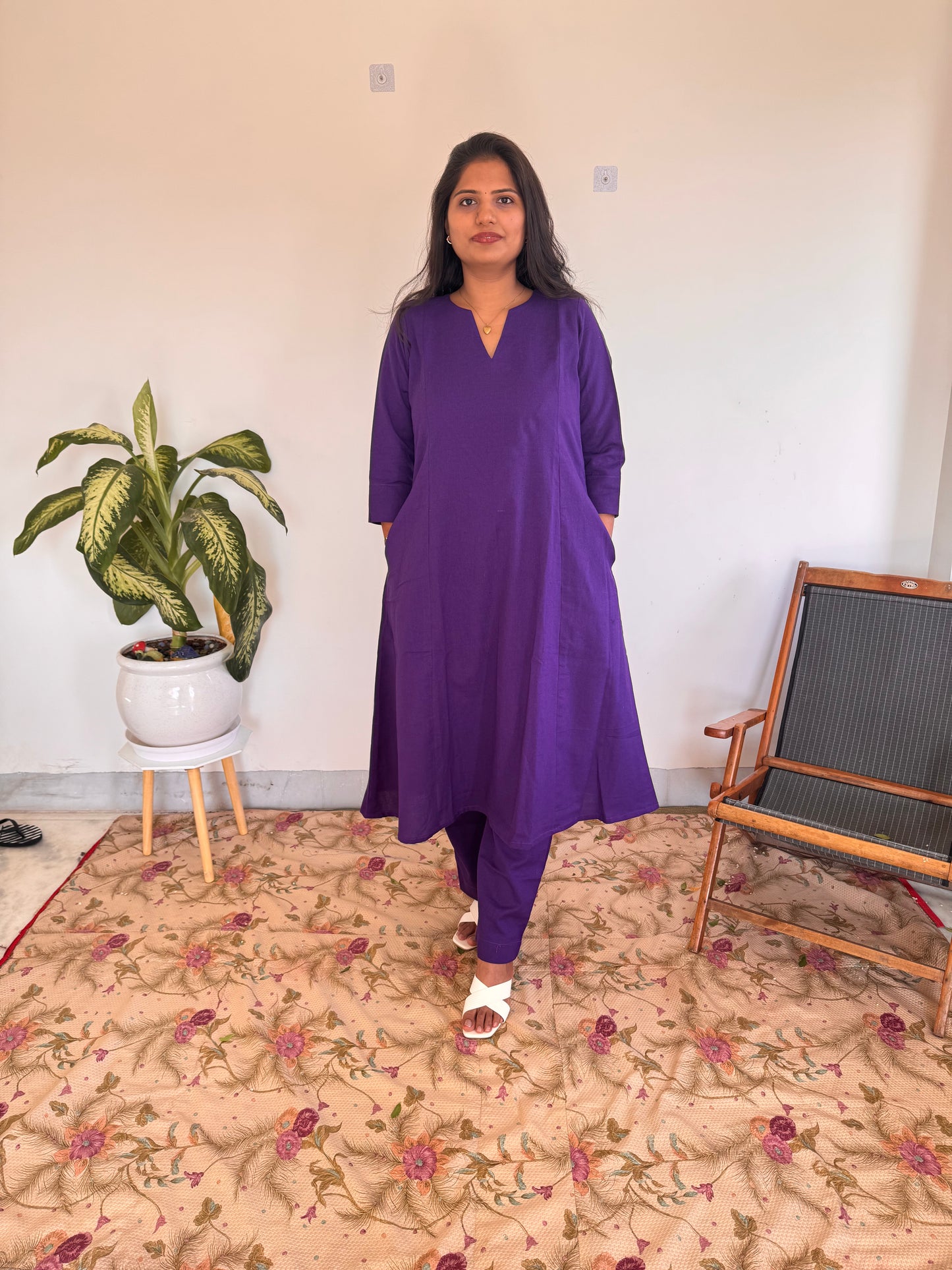 Royal Solid Co-ord Set