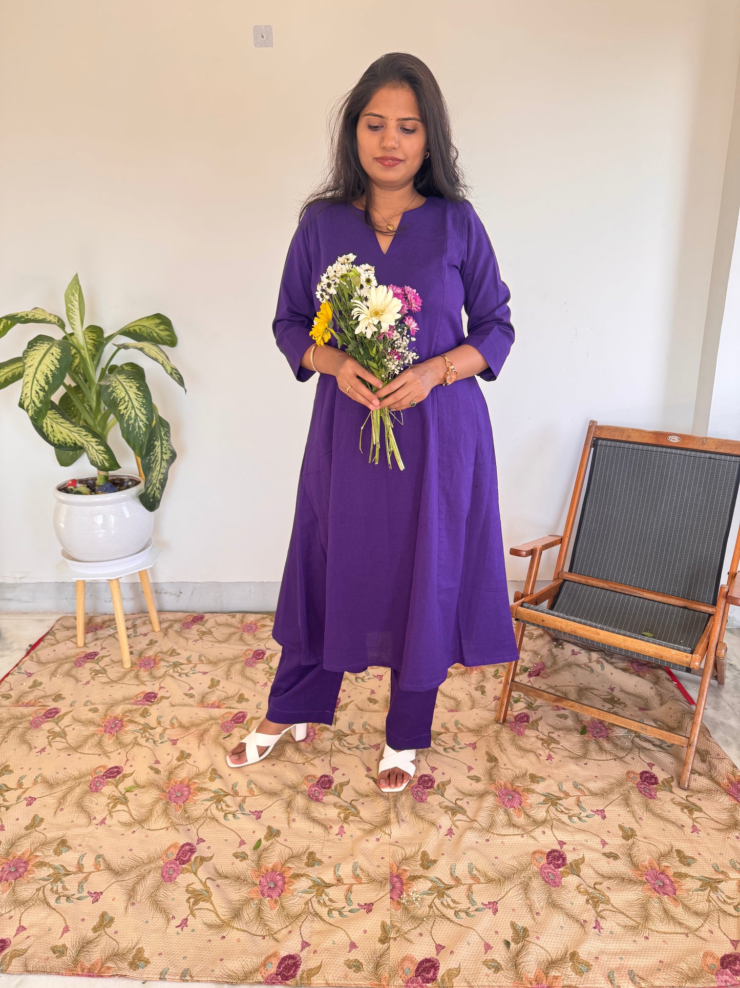 Royal Solid Co-ord Set