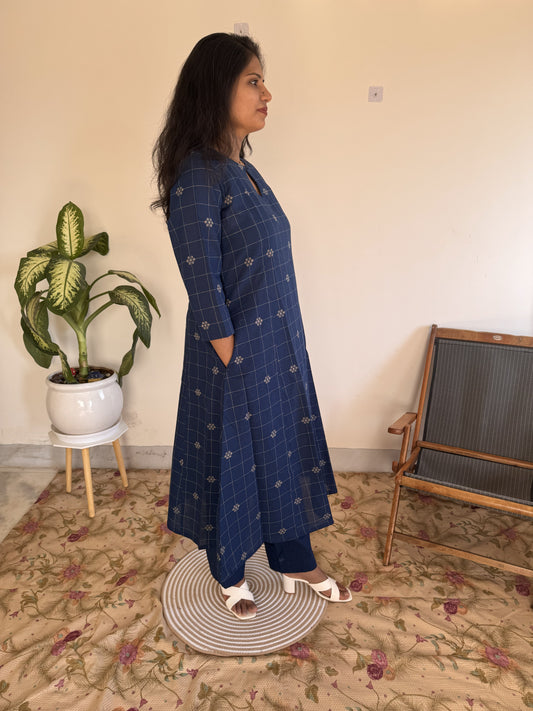 Indigo Check Co-ord Set