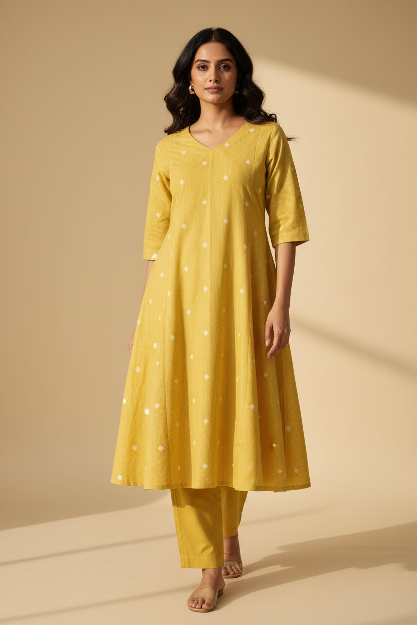 Yellow Diamond Co-Ord Set